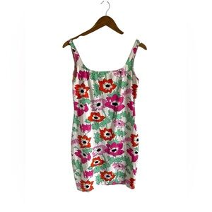 Manuel Canovas Floral White Dress, size 6/8